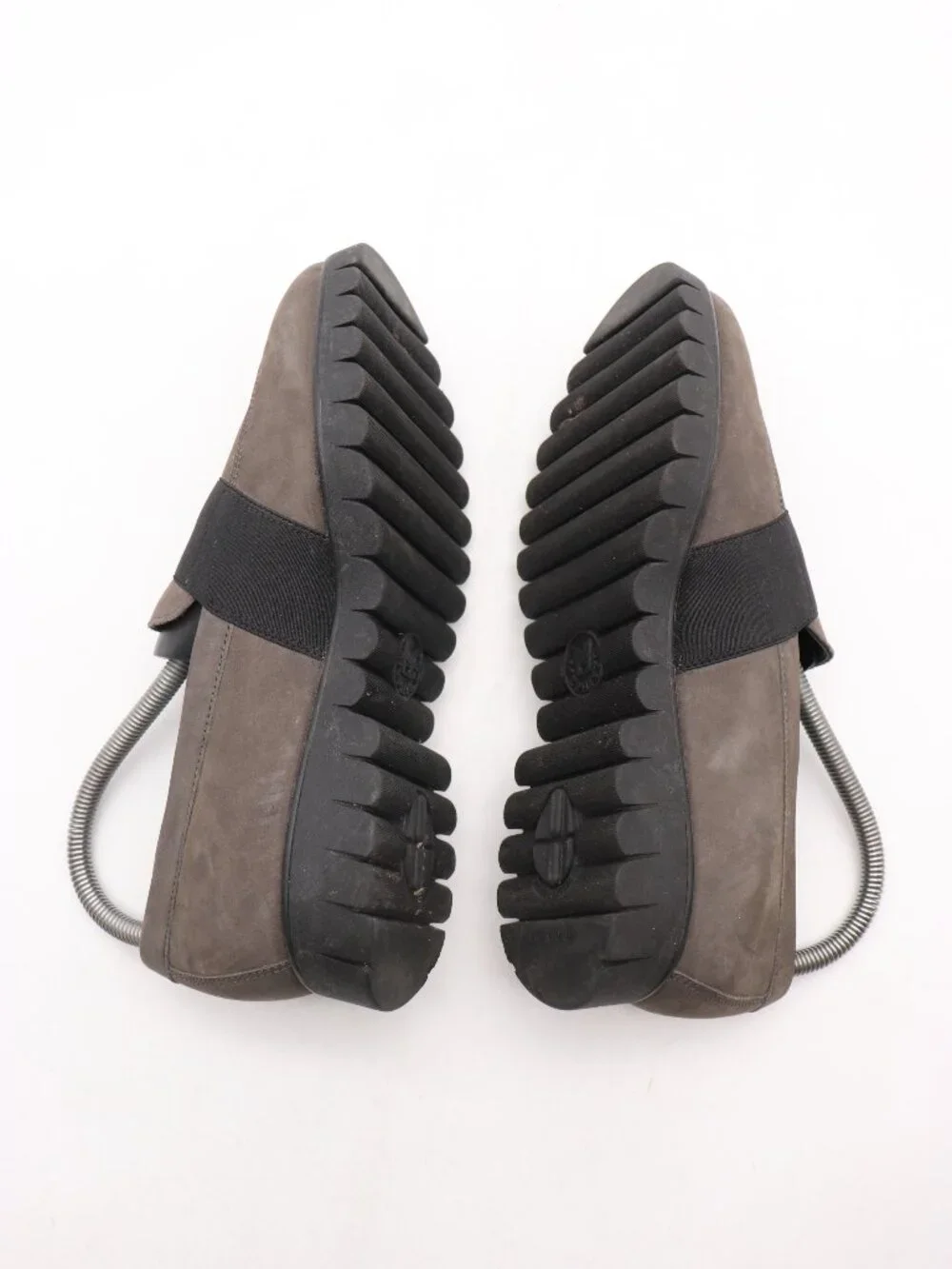 Mephisto Gray Loriane Women's Size 8 Bucksoft Suede Leather Slip-Ons Loafers